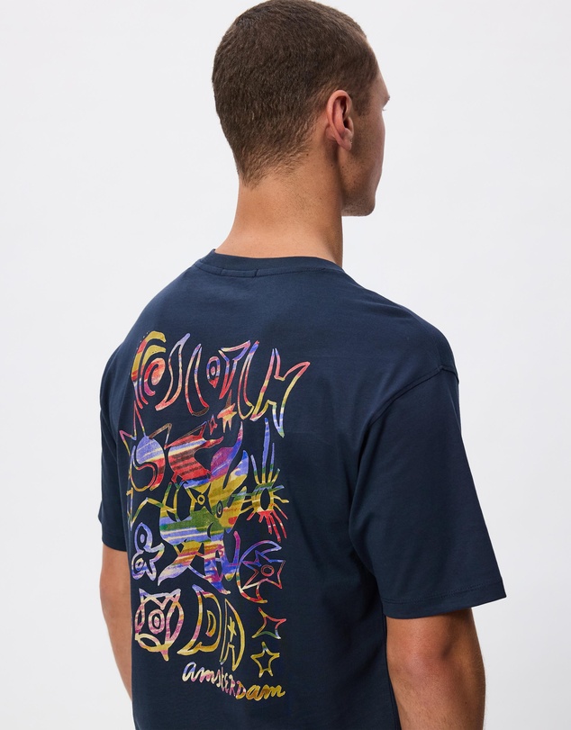 Scotch & Soda - Front And Back Artwork Relaxed-Fit T-Shirt