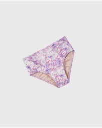 Aqua Blu Kids - Cherry Blossom One Shoulder Bikini Set - Teens