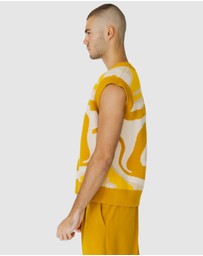 Justin Cassin - Ignite Pattern Knitted Vest