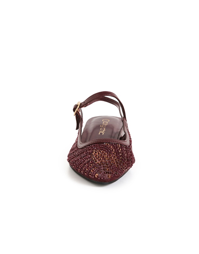 City Chic - WIDE FIT Lily Bead Flat