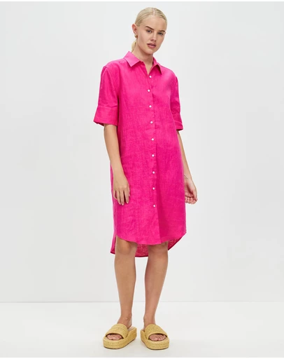 White By FTL - Hettie Shirt Dress