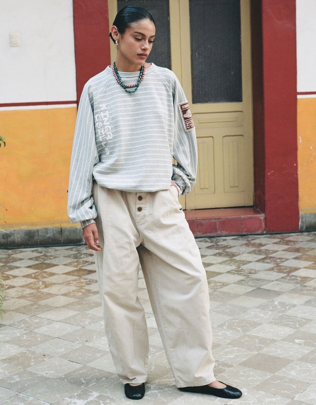 KINGA CSILLA - Smoke Stripe Med Jumper