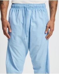 Surrounded By Ghosts - The Vanadium Linen Drawstring Pants