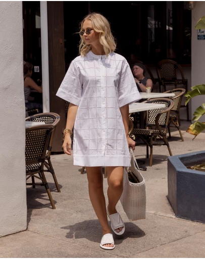 ALEXANDRA - Nova Dress White