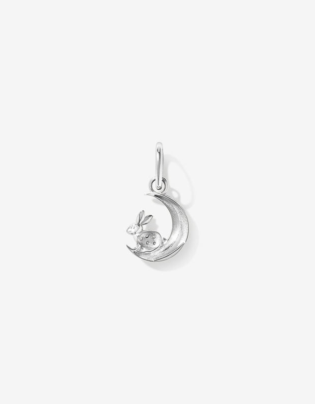 Michael Hill - Moon Rabbit Pendant with Cubic Zirconia in Sterling Silver