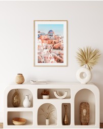 Olive et Oriel - Santorini Sunsets I Art Print