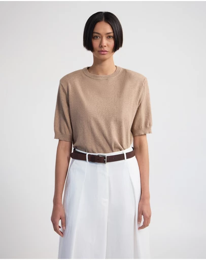 Oxford - Leeta Cashmere Blend Shldr Pad Knit