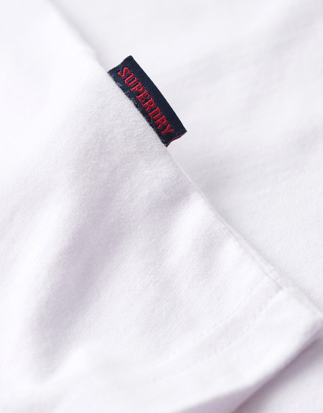 Superdry - Essential Logo Embroidered Vee Slim Fit Tee