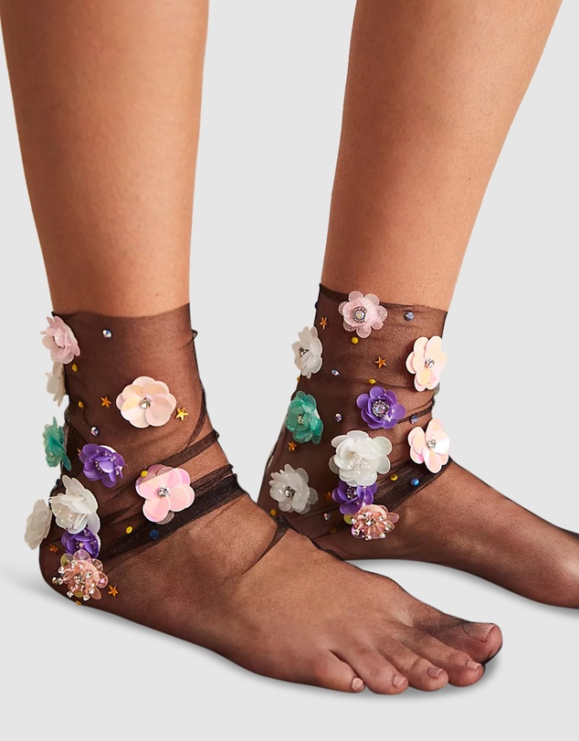 High Heel Jungle - Secret Garden Sock