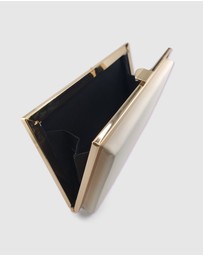 Izoa - Amanda Clutch White