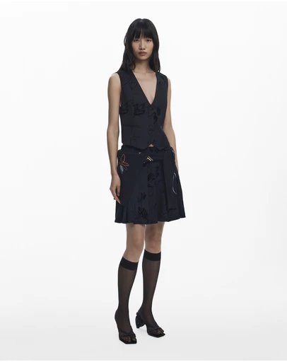 Desigual - Tailor Flocked Vest
