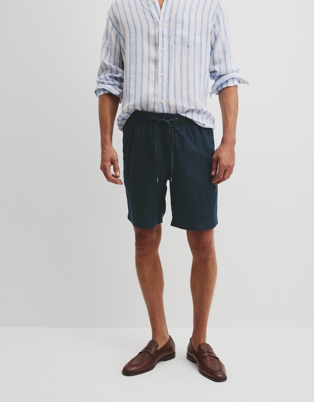 Country Road - Organically Grown Linen Drawcord Short