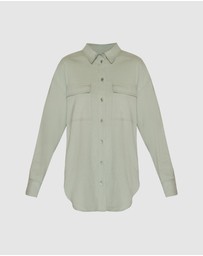 Sweaty Betty - Summer Stretch Linen Utility Shirt