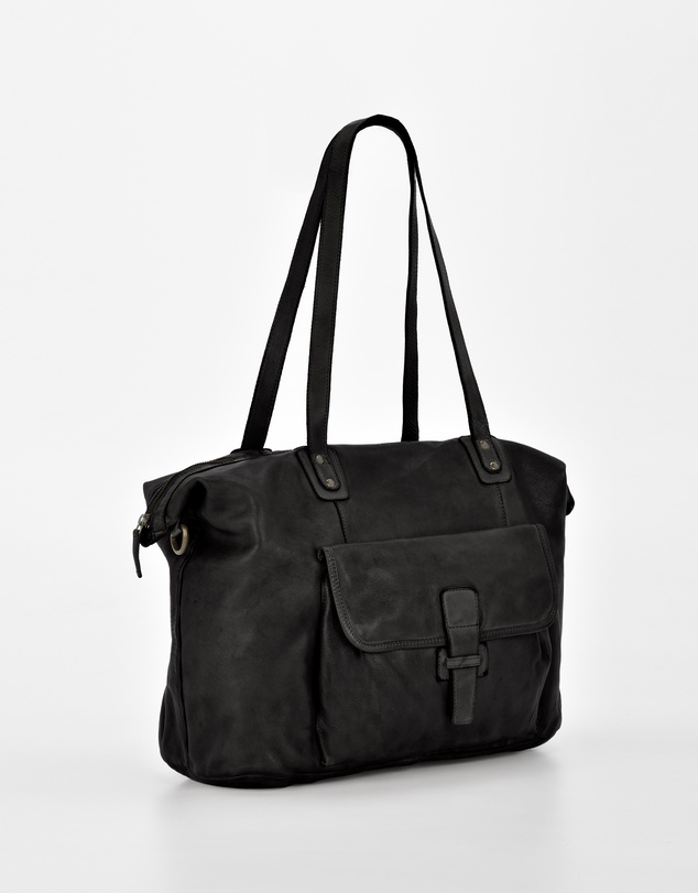 Cobb & Co - Rochester Washed Leather Weekender Bag