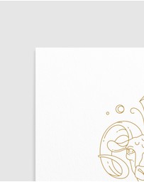 Olive et Oriel - Aries Celestial Zodiac Art Print A3