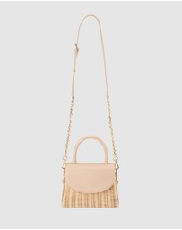 Olga Berg - Elle Wicker Top Handle