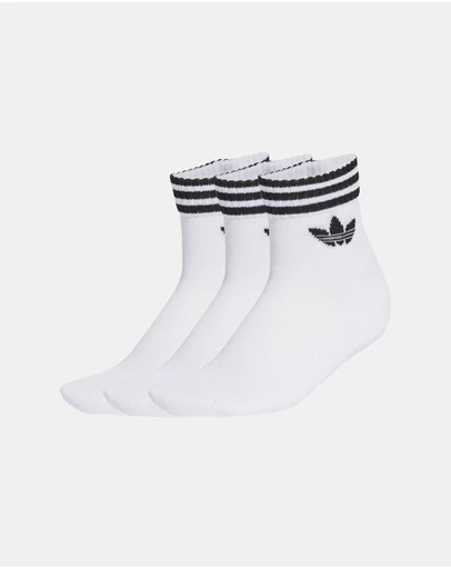 adidas Originals - 3 Stripes Ankle Socks 3 Pairs
