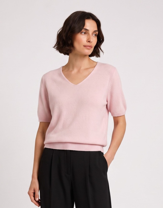 SILK MAGNOLIA - Cashmere Silk T-shirt