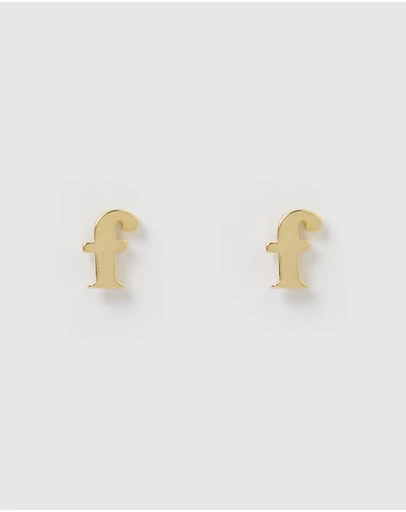 Izoa - Little Letter F Stud