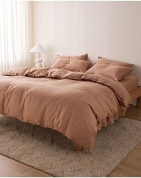 Sheet Society - Eve Linen Quilt Cover Set