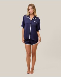 Papinelle - Annabelle Satin Boxer PJ Set