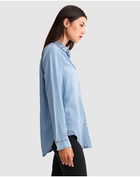 Belle & Bloom - Keep Me Wild Denim Top