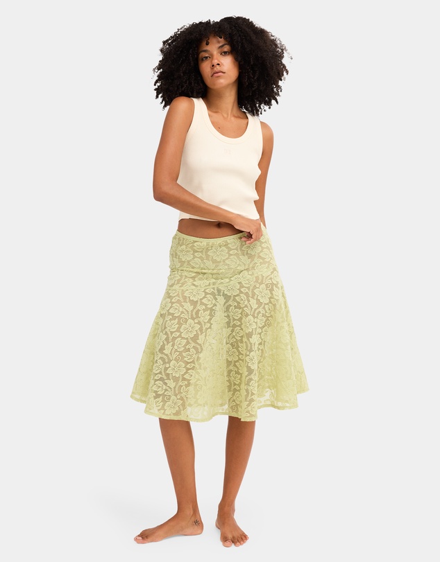 Billabong - Womens Paisley Lace Midi Skirt