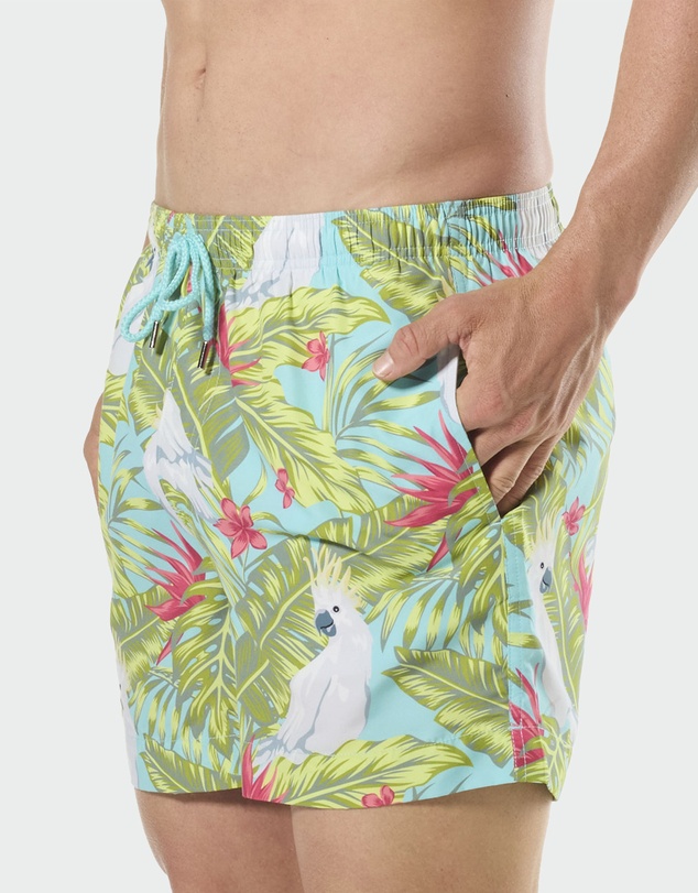 Mitch Dowd - Mitchdowd Cockatoo Paradise Swim Shorts