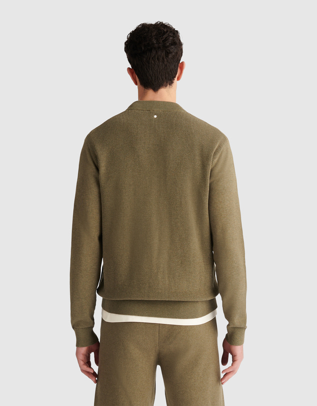 Peckham Rye  - Peckham Rye Knitted Bomber Zip Up