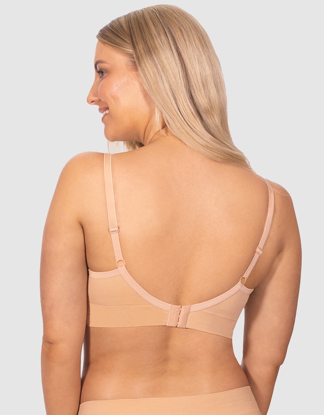 B Free Intimate Apparel - Wirefree Padded T-Shirt Bra (A-B-C-D-DD-E) Cup