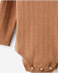 Cotton On Kids - Organic Blend Knit Long Sleeve Bubbysuit