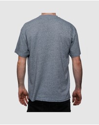 Killer Speed Co. - Killer Speed Co. Men Logo Tshirt Relaxed Fit Crew Neck Heather/Grey