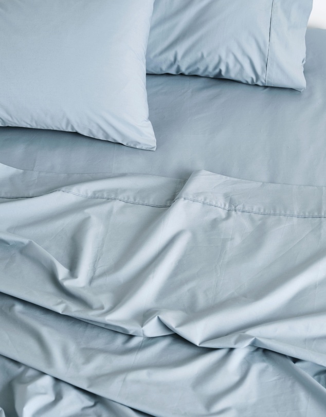 Linen House - Vienna 300TC Cotton Percale 40cm Fitted Sheet