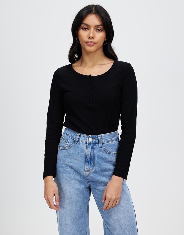 KAJA Clothing - Front Button Winter Gaia Top