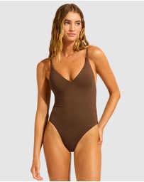 Seafolly - Seafolly Collective V Neck One Piece