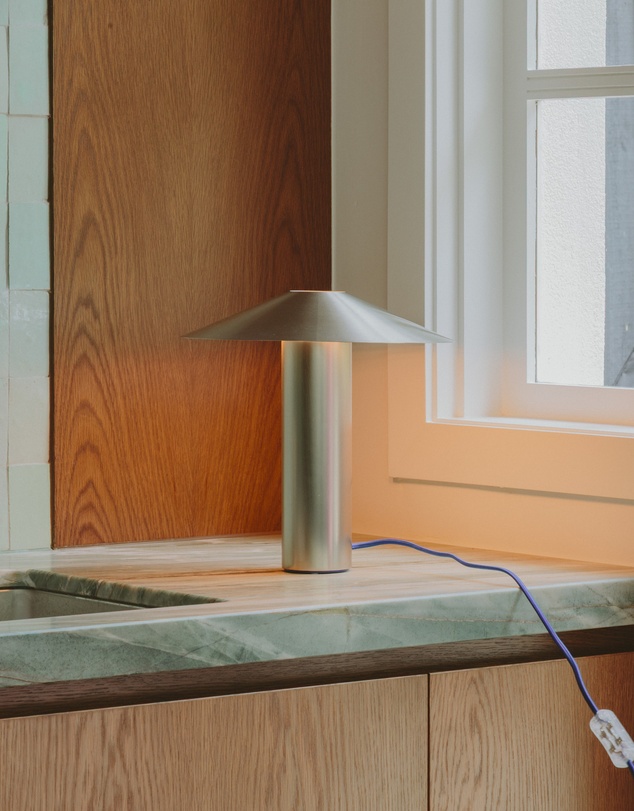 Dennis Did It - Hoist Lamp Brushed Metal