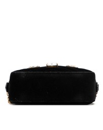 Pre-Loved by Azura Reborn - Pre-Loved Mini GG Marmont Crystal Embellished Matelasse Velvet Crossbody