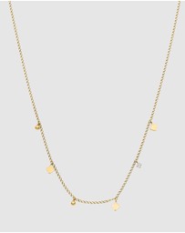 Luna Rae - Solid Gold - Mirrored Stars Necklace