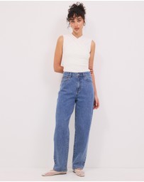 Calli - Kate High Rise Tapered Jeans