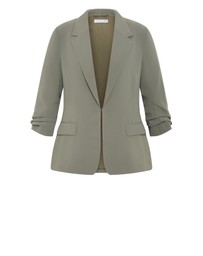 City Chic - Plus size Abbie Blazer - dark sage