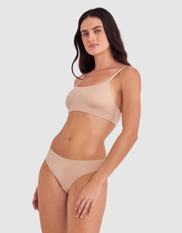 Bras N Things - Body Bliss Wirefree Scoop Bra - Nude 2