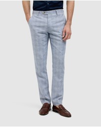 Politix - Windowpane Check Tailored Pant