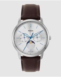 Fossil - Fossil Neutra Minimalist Brown Watch FS5905