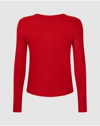 Hunkemoller - Long Sleeve Brushed Rib Jersey Cardigan
