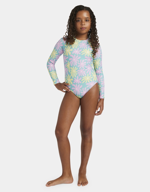 Roxy - Girls 8 to 16 Flower Lover One Piece Rash Vest