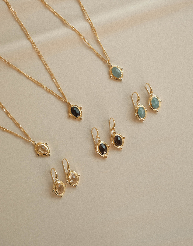 Bianc - Breeze Necklace Smoky Quartz