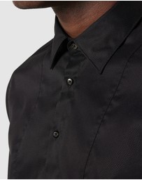 Politix - Slim Long Sleeve Panelled Formal Shirt