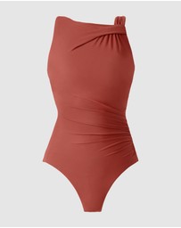 Miraclesuit Swimwear  - Rock Solid Avra Underwired High Neck One Piece Shaping Swimsuit