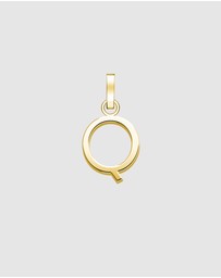 Rosefield - Pendant Gold Tone Letter Q