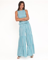 Petal & Pup - Tilly Pant Set - Blue Stripe